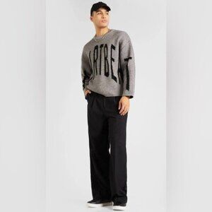 NWT WEEKDAY TEO OVERSIZED JACQUARD KNITTED MEN SWEATER SIZE M